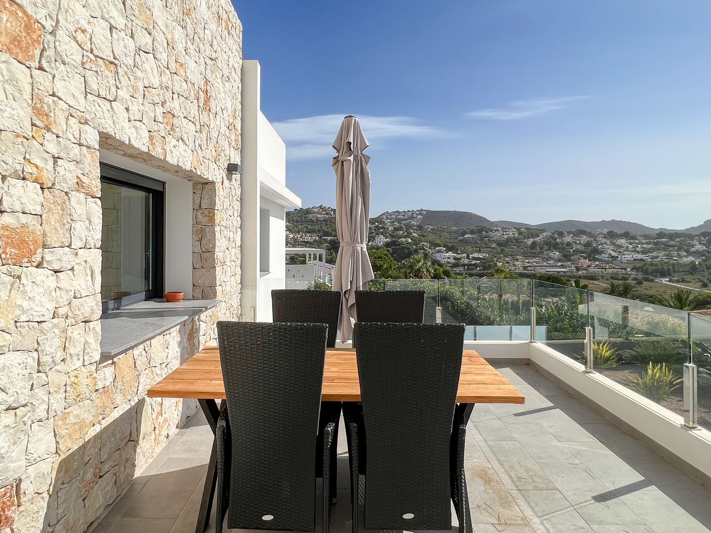 Villa moderne avec vue sur la mer à vendre à La Sabatera Moraira